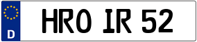 Truck License Plate